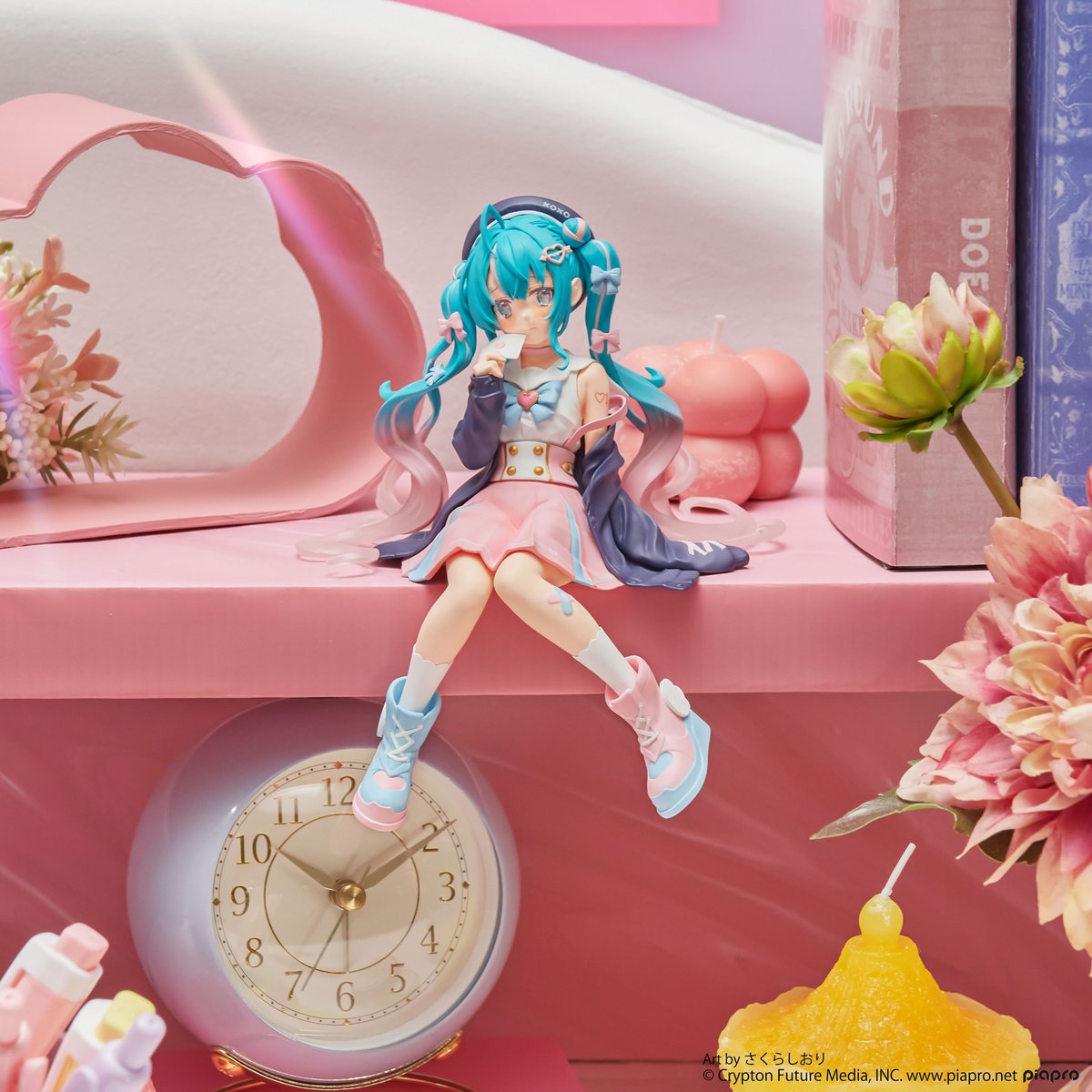 pinkfigures's tweet image. 💗 vocaloid - hatsune miku: sailor suit in love ver. (noodle stopper)