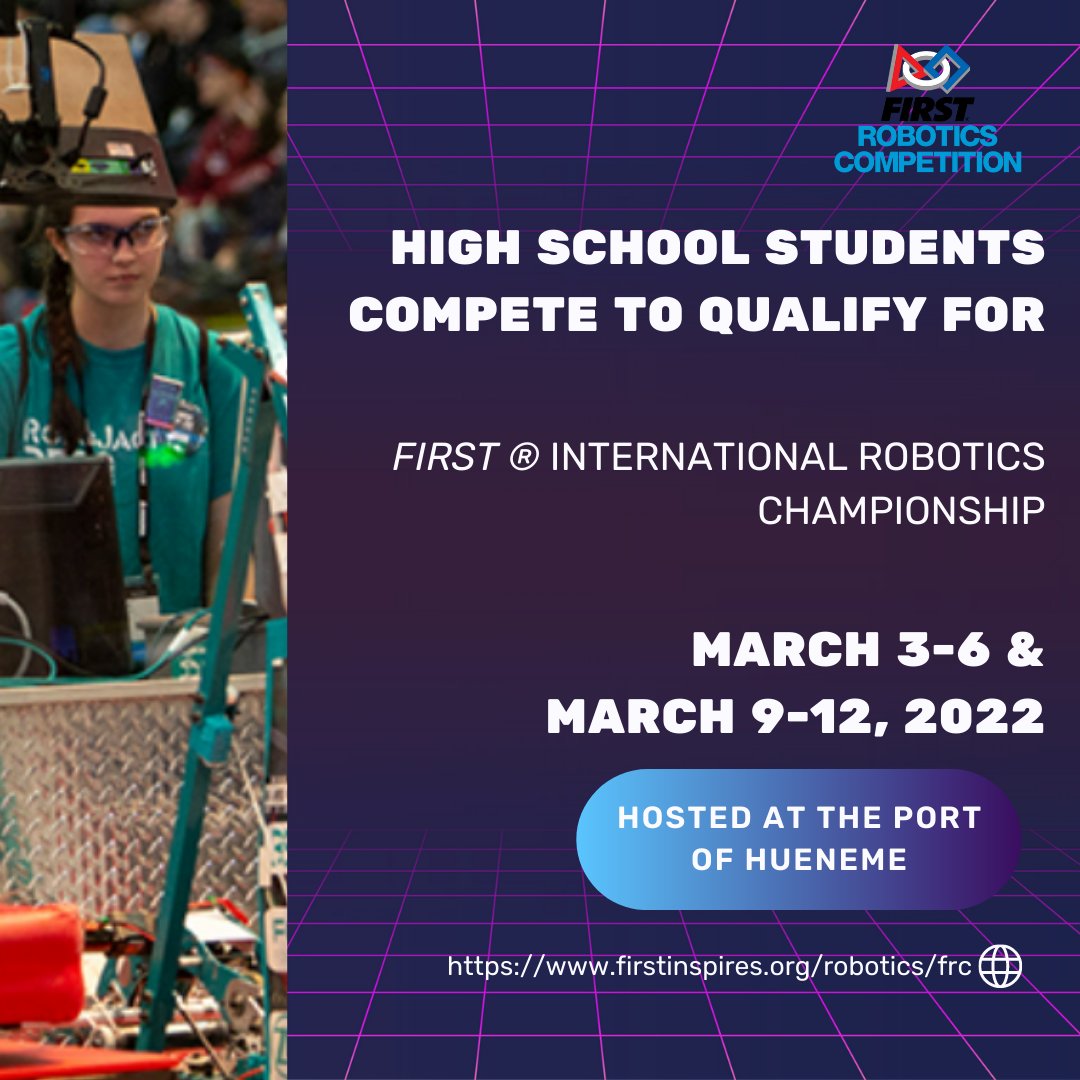 Robots, Tech, Students and More!🚀⚙

Here at FATHOMWERX we are gearing up for the 2022 FIRST Robotics Competition hosted at The Port of Hueneme!

Stay tuned for pictures and updates on this year's event!

#FIRSTRobotics #FATHOMWERXCommunity #STEMEducation #RoboticsCompetition