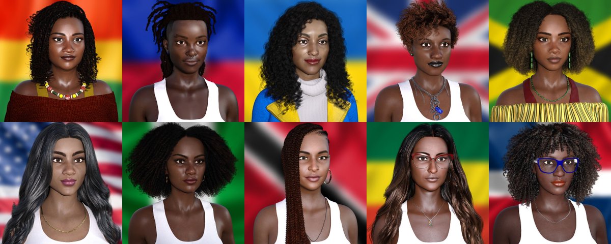 Closing out #BlackHistoryMonth with ten of our Black sisters 🖤 #ShadesofMySisters #SoMS #SoMSNFT