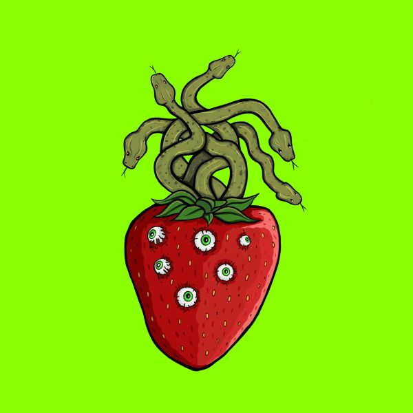AndytheMutant's tweet photo. My toxic serum has spread into the fruits of the Goannaverse. Soon, mutant goannas will reek havoc across the land. #Goanna #MAYC #BAYC #MutantsvZombies🍍🍓 https://t.co/EHGxtTgvoz
