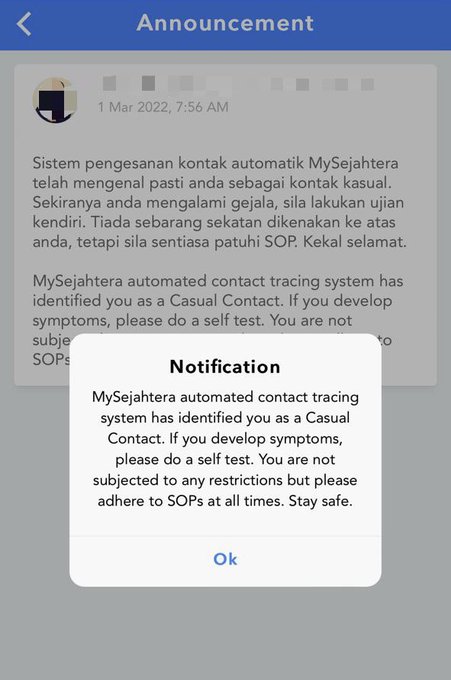 To if mysejahtera positive update how Steps to