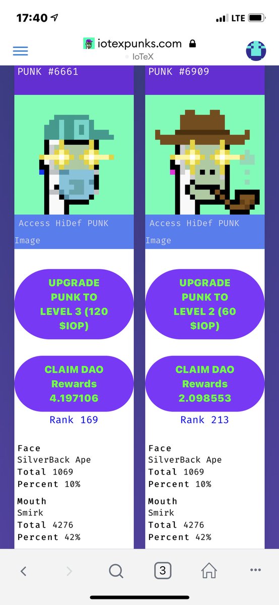 Where are my fellow <a href="/iotexpunks/">IoTeX PUNKS</a>