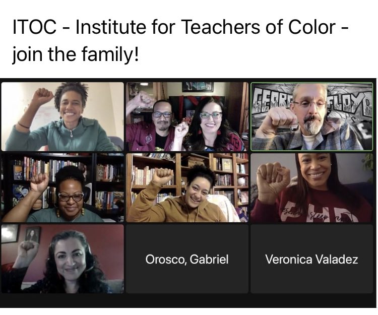 Grateful for @ITOClove @kohli_rita for allowing us to share space with amazing educators across the country! @XochitlValadez #coalitionbuilding