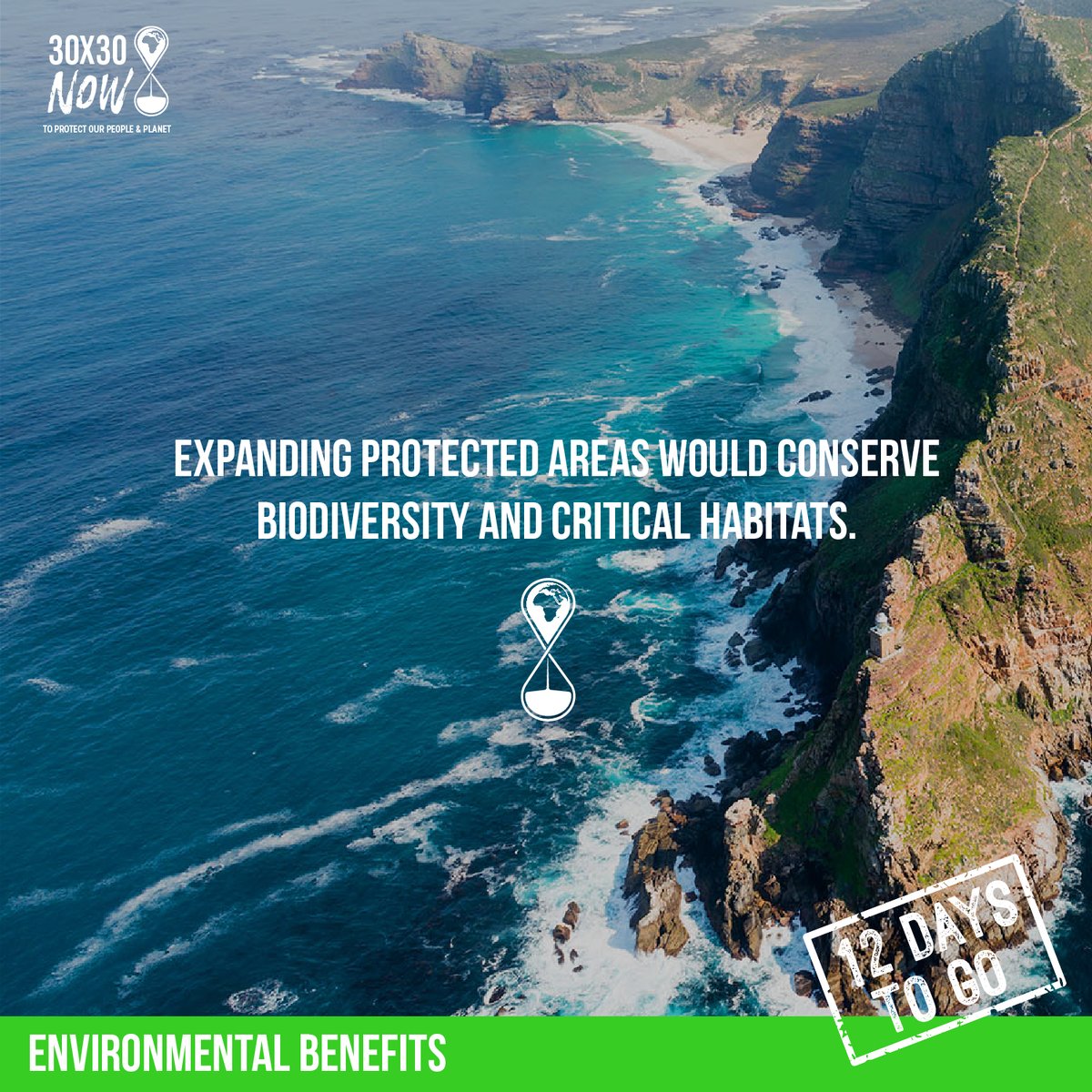 30x30NOW's tweet image. Protected areas lead to increased diversity of a species, encouraging better resilience to harmful impacts including climate change and pollution. 

Sign the open letter asking South Africa to commit to supporting #30x30NOW - change.org/Support_30x30N…