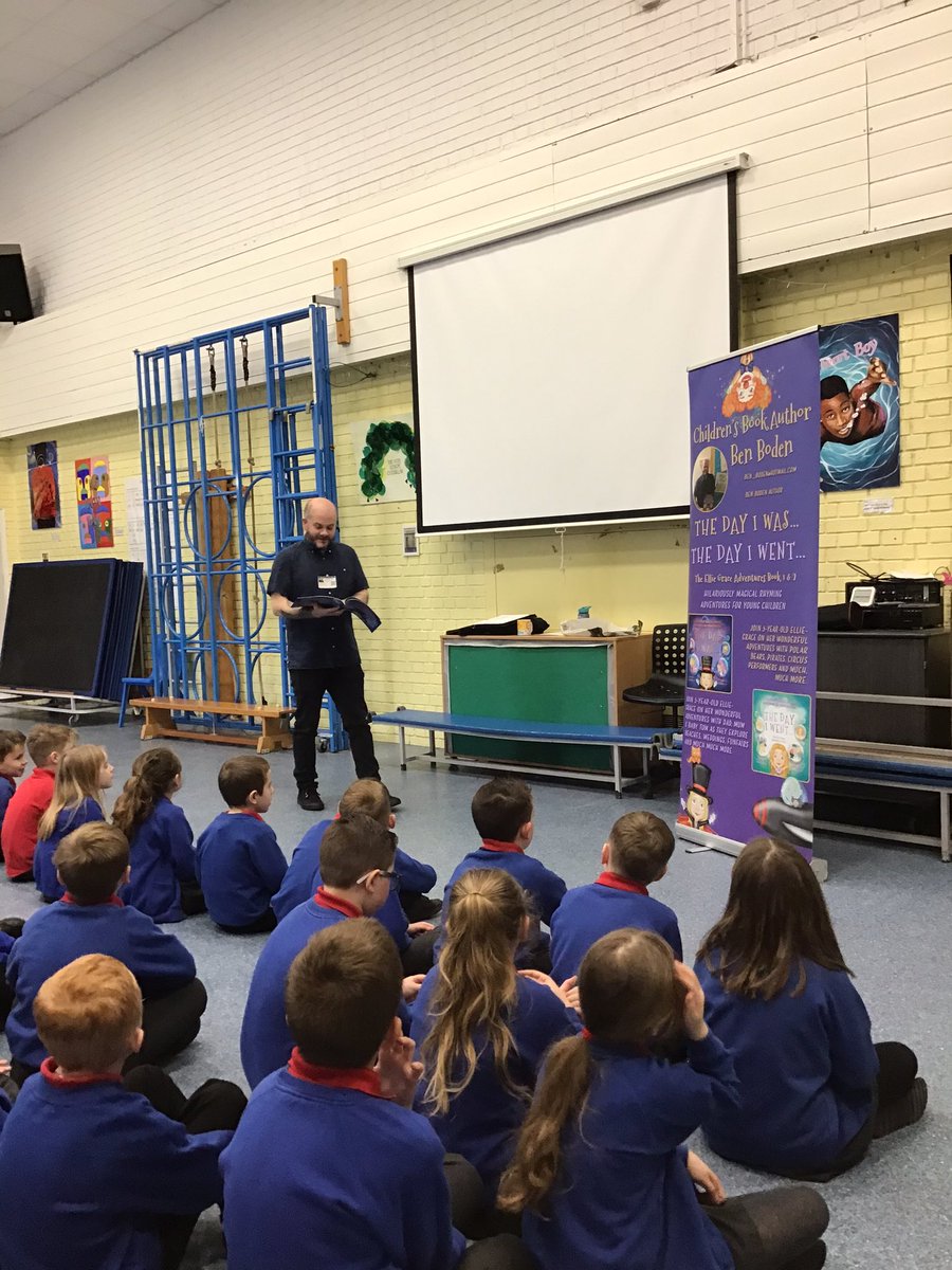 A fantastic launch to our poetry week yesterday with poet Ben Boden! Year 3 were inspired by his poetry and his story about how he got into being an author and poet. Watch out for our own poetry about our future careers!