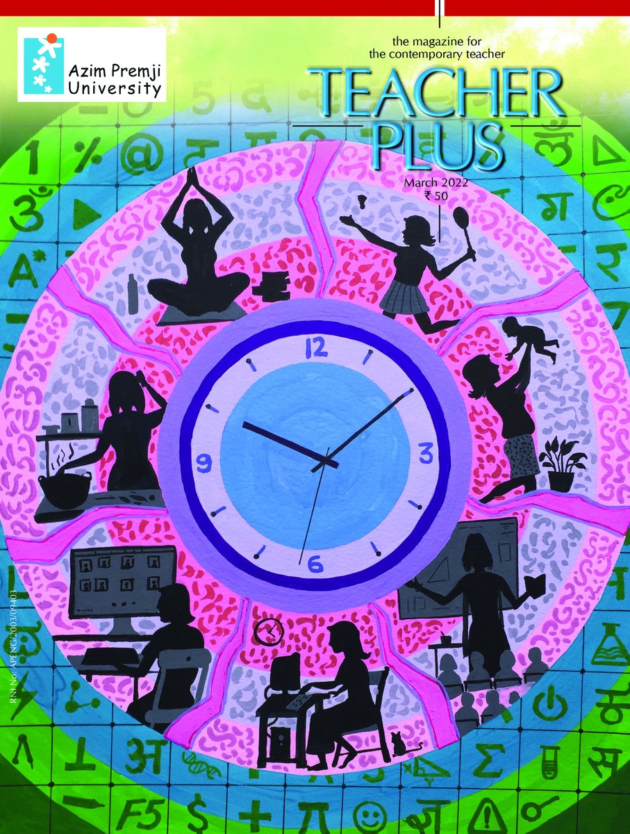 teacherplusmag's tweet photo. In the almost exactly two years since the outbreak of #COVID19, so many new words have entered our lexicon. Are we merely #workingfromhome or #livingatwork? Check out our March issue https://t.co/Uu7jrb5h8m as we make the case for taking "me-time."
Illustration by Sunil Chawdiker https://t.co/OMjy2q9bVj