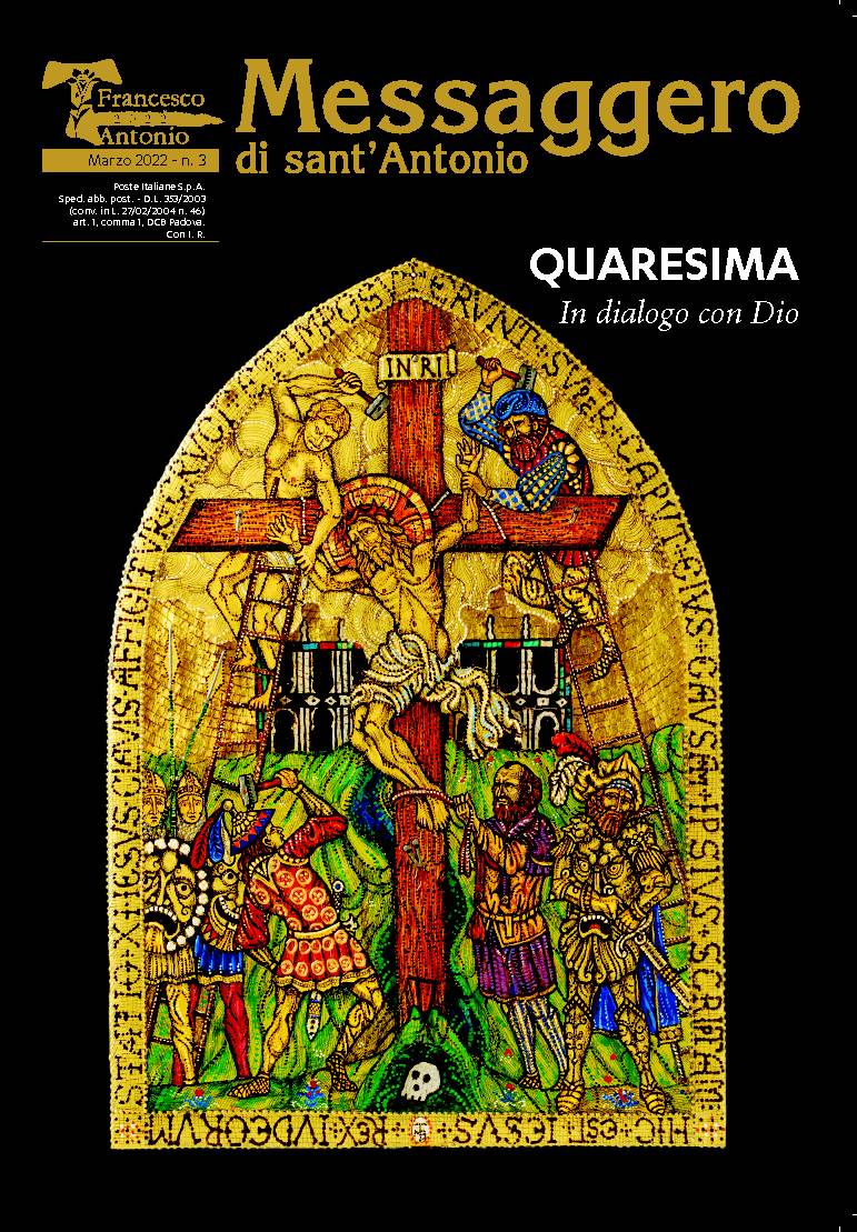 Tempo di… #Quaresima! In #copertina nel numero di #marzo del #messaggerodisantantonio la XI Statio della «Via Crucis in vetro» realizzata da Marco Toso Borella per la Basilica dei Santi Maria e Donato a #Murano #Venezia #viacrucis #vetro #marcotosoborella