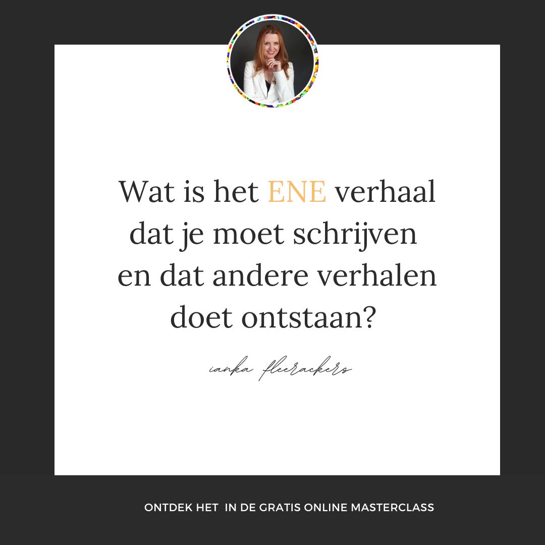Mensen luisteren graag naar mensen. En als je dan als expert je unieke verhaal kan vertellen, worden ze graag klant bij je. Ik vertel het je graag in een online masterclass. DM me voor de link en ik stuur'm asap.
