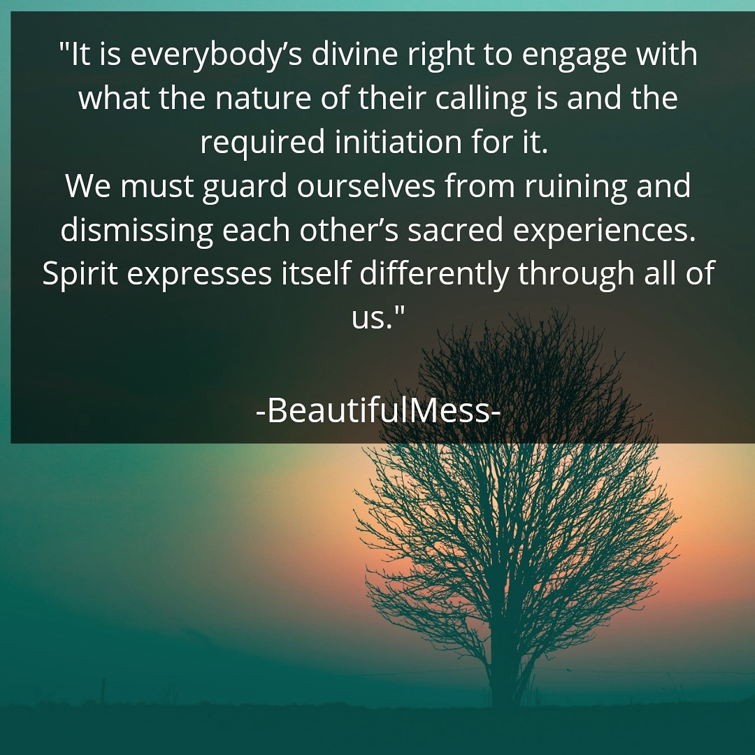 BeautifulM_sa's tweet photo. [The Diversity of Spiritual Initiation]

Spirit can and will use various resources &amp; paths to facilitate the becoming &amp; self- realisation of one's soul. 

Receive the full read on this here: https://t.co/gDWdn0UQS2

💙#BeautifulMessStories 💛 https://t.co/VY8NKCi3p9