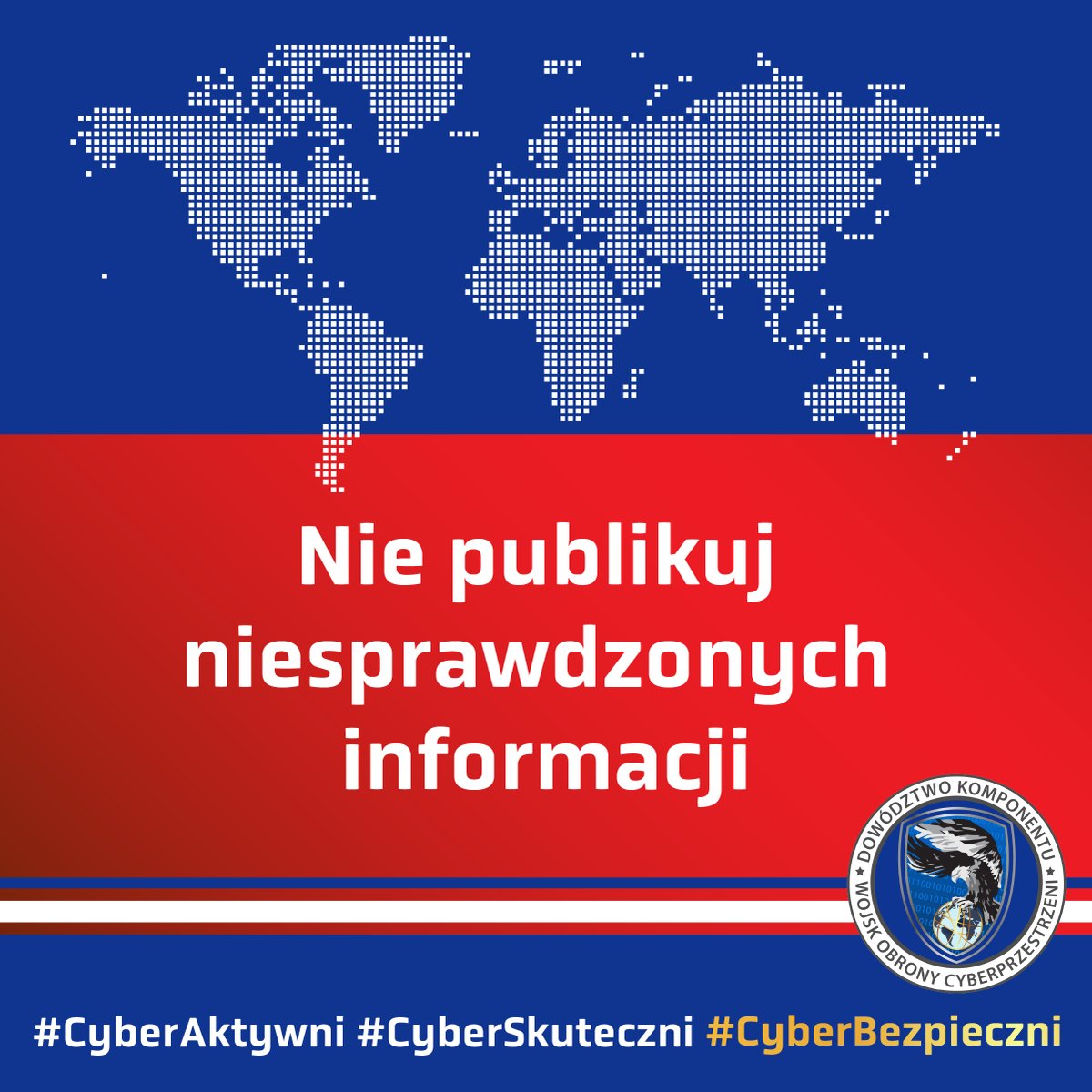 W obliczu aktualnych wydarzeń i manipulacji razem zatrzymajmy efekt kuli śnieżnej❗️

STOP FAKE NEWS❗️

#stopfakenews #cyberbezpieczni