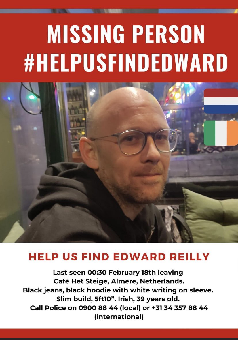 GownaGFC's tweet image. Edward Reilly Corfree, Gowna last seen on a the 18th of February in the Netherlands
