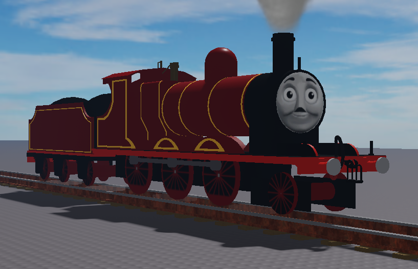 My New Johnson the red engine reskin for Trainz by