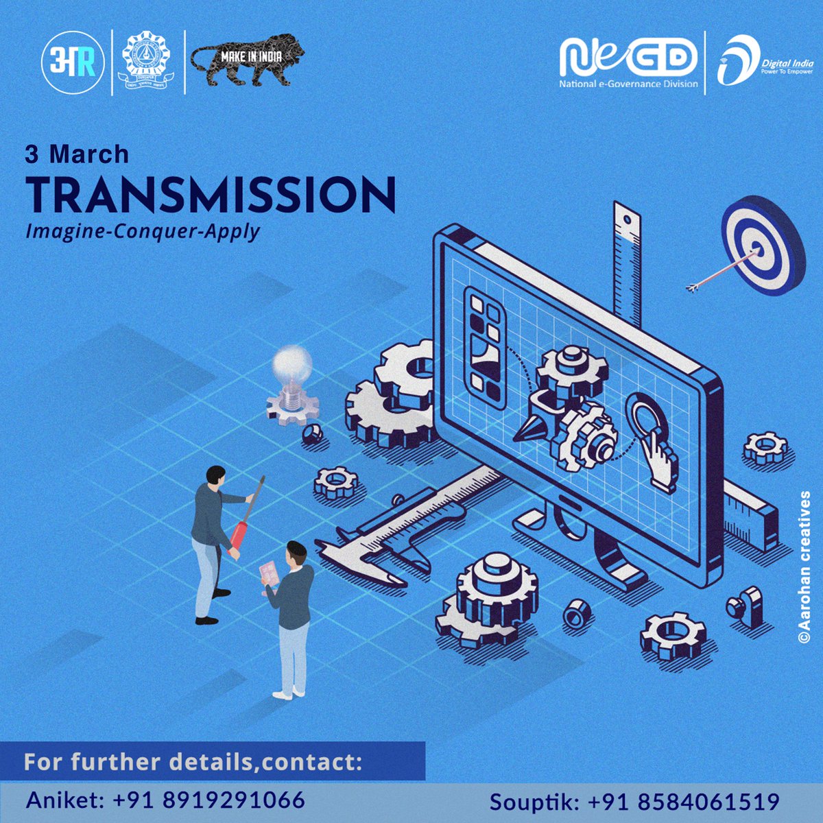 aarohan_nitdgp's tweet photo. Team Aavishkar brings to you, Transmission, a brain teaser that makes you get acquainted with various transmission mechanisms including gears, belt drives, and many more.

3rd March || 8 p.m.

#Aarohan #TeamAavishkar 
#AarohanCreatives #DemystifyingFuture https://t.co/LyFpd00F5y
