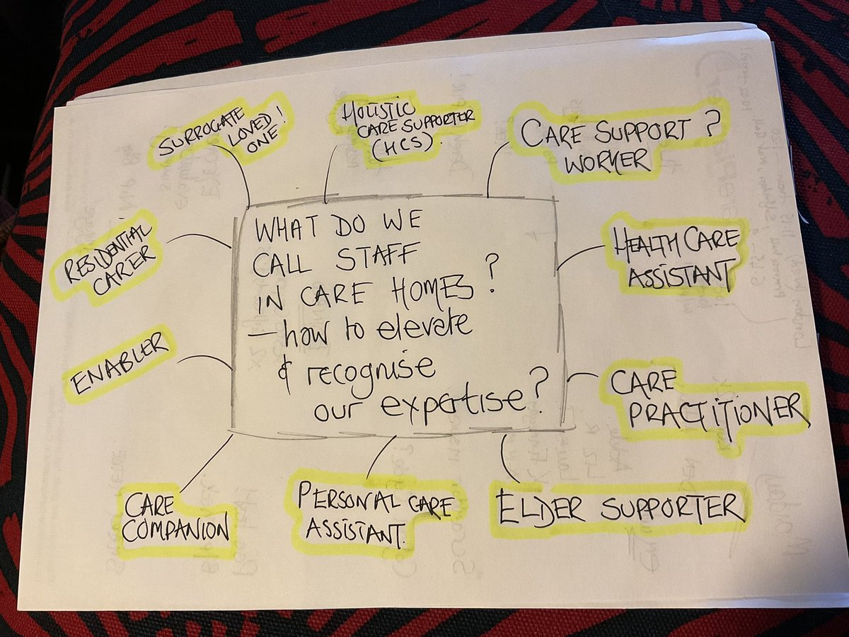 CoxonGeorge's tweet image. This question is at the heart of #carehome culture, status &amp;amp; recognition for care workers… professionalising/regulating sounds great but has its downside.. we mustn’t be too abstract, nebulous &amp;amp; no one title fits all… I’m at #pottlescourt today asking … will update later 🤔👍
