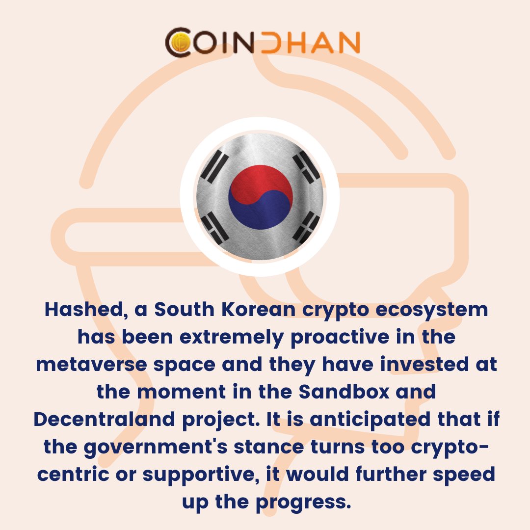 coin_dhan's tweet photo. #South_Korea’s new broad Metaverse Project powered by ICT’s or Information and Communication Ministry's 223.7 billion KRW ($186.7 million) funding would allow expansion of digital content and corporate #growth. 
#Sandbox #blockchaindevlopment #crytocurrency https://t.co/vpex0BQTn8