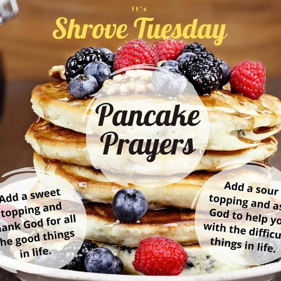 Happy pancakes day! Here is a simple prayer idea for Shrove Tuesday. instagr.am/p/CajYmDkIiEv/