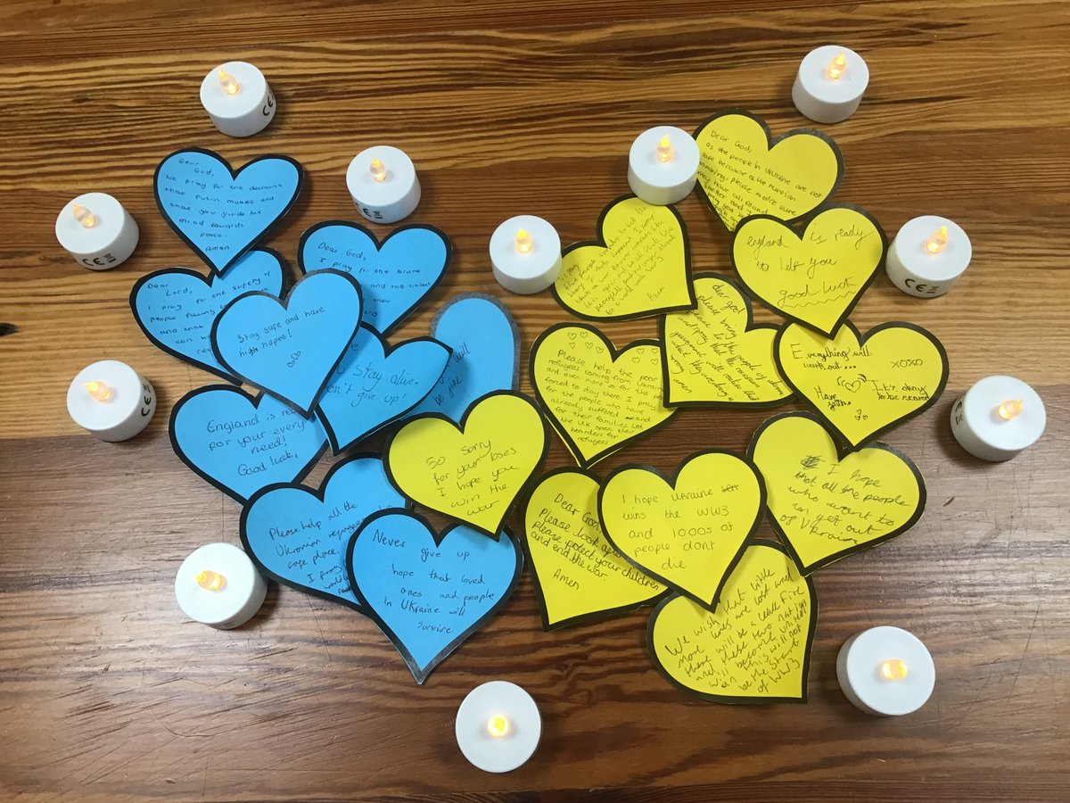 Kay Brown (@chaplaincyabbey) on Twitter photo Students thoughts and prayers for the people of Ukraine #PrayForPeace #PrayForUkraine <a href="/abgacademy/">Abbey Grange CE Academy</a> Students thoughts and prayers for the people of Ukraine #PrayForPeace #PrayForUkraine <a href="/abgacademy/">Abbey Grange CE Academy</a>