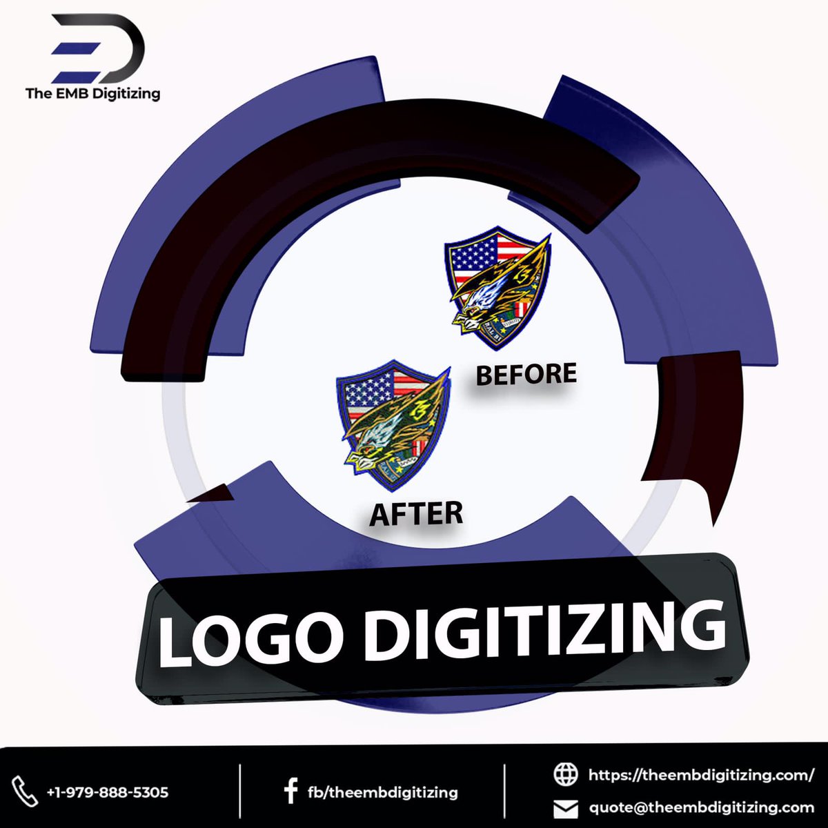 embdigitizing_'s tweet image. High Quality Digitizing with Fastest Turnaround Time. 
Website: theembdigitizing.com
theembdigitizing.com/logo-digitizin…
#machineembroiderydesigns #logodigitizing #embroiderydesign #embroidery #embroiderydesigns #embroiderymachine #machineapplique #appliqueembroidery