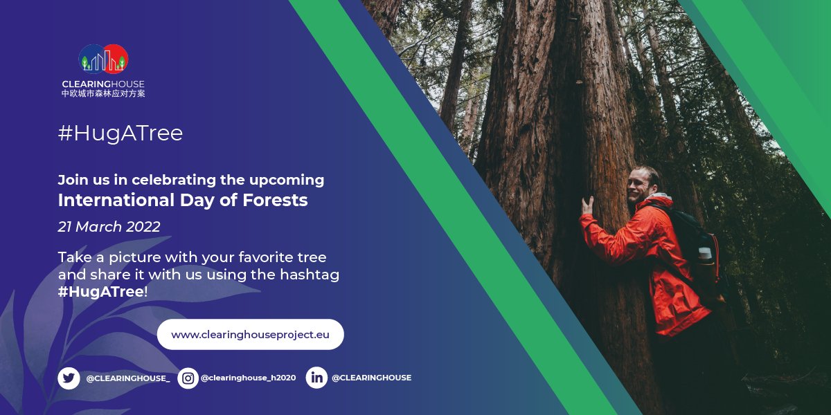 CLEARINGHOUSE_'s tweet photo. 📢Join us in celebrating the #InternationalDayOfForests on 21 March 2022!

🌳 Over the next 3 weeks, we will share images &amp;  facts to celebrate urban #trees as #Naturebasedsolutions.

👉Participate by posting your own pics or facts with the hashtag #HugATree! 📱📸 https://t.co/bzl0BrMVV6