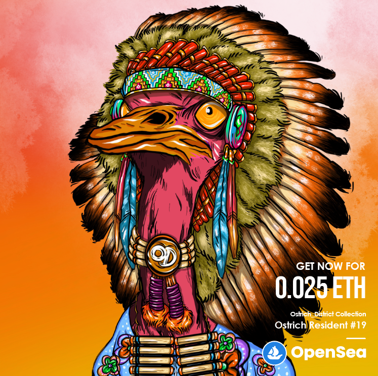 Not all dangers comes with warning. Always be prepared for anything. That's why I, chief Mohegan in charge this tribe ☠️☠️☠️

tinyurl.com/2rnh5k8b

#NFTarts #NFTartists #opensea #ethnft #OpenSeaNFT #NFTCommunity #nftcollectors #Ethereum #NFTs #Ostrich_District