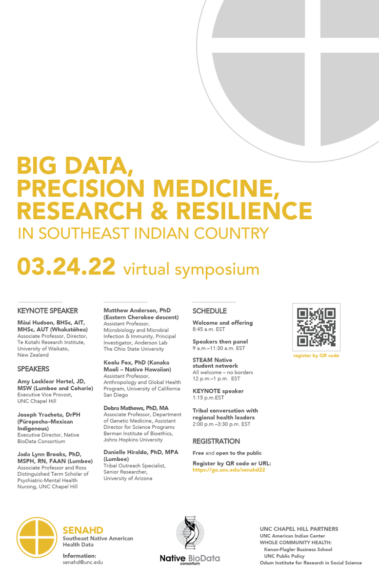 SENAHD | Southeast Native American Health Data tweet media