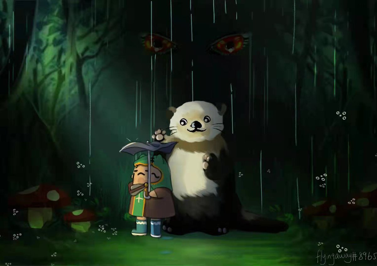 @Whiskers_NFT <a href="/RoongK/">Ledia Roongk</a> hope you guys enjoy my fan art,eastern forest panda here!