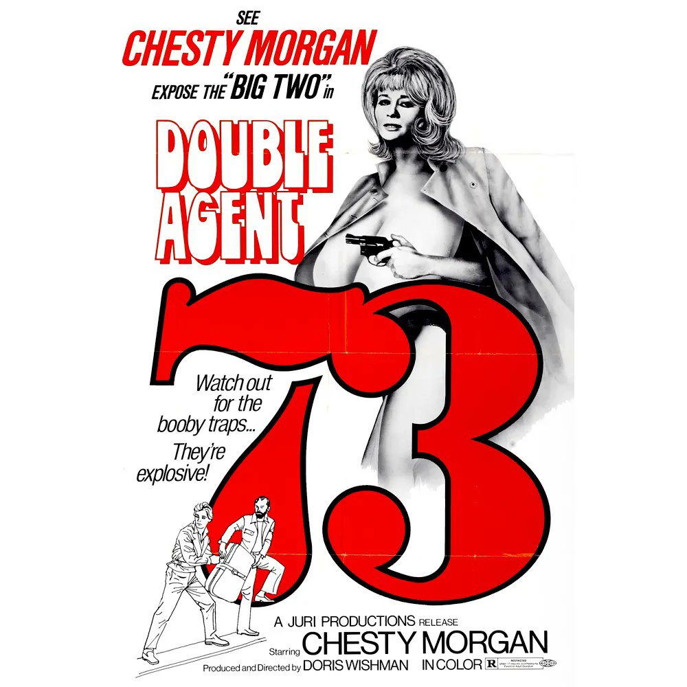 newbeverly's tweet photo. Two by pioneering sexploitation auteur Doris Wishman! BAD GIRLS GO TO HELL (1965) &amp; DOUBLE AGENT 73 (1974) screen in 35mm next Monday, March 7th. Tickets: https://t.co/ooYxuCjFjl https://t.co/5NjE5GjlkS