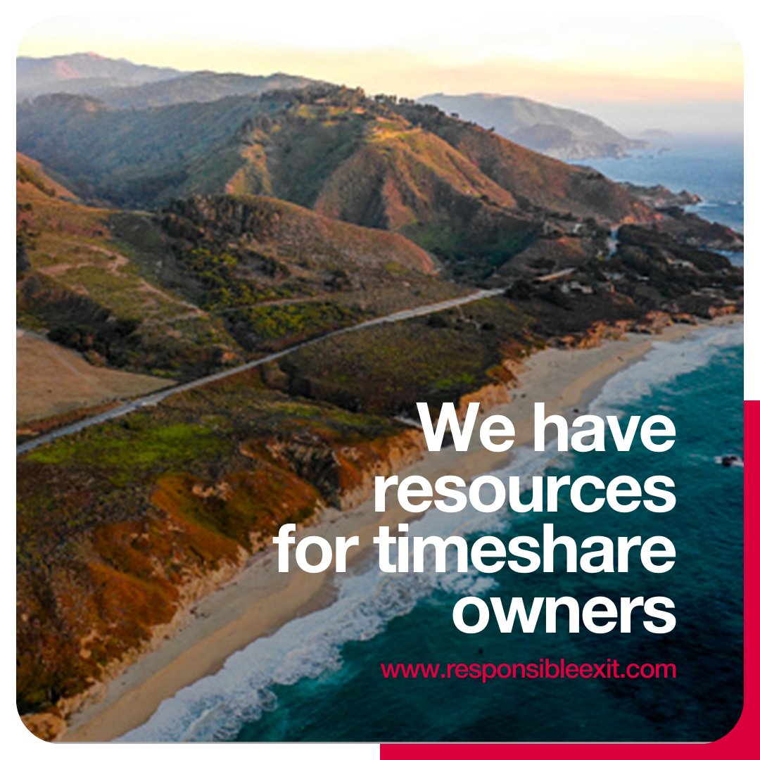 If you need to get out of your timeshare ownership but don't want to spend a lot of $, you can visit our website to find resources to exit your timeshare ownership safely at a low cost to you #timeshareexit