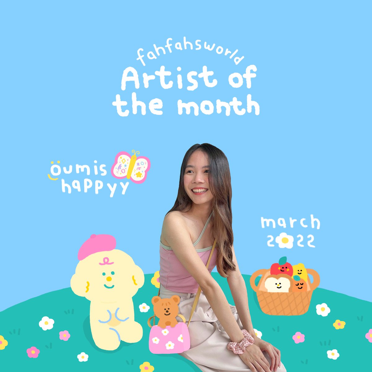 👩🏻‍🎨⁎ ֯ artist of the month

ฮื่อฝันที่ไม่กล้าฝันᵕ̩̩ㅅᵕ̩̩ อุ้มได้เป็นศิลปินประจำเดือนมีนาของทาง fahfahsworld !🧚🏻‍♀️💖 

🌐: fahfahsworld.com/oumishappyy-ar…