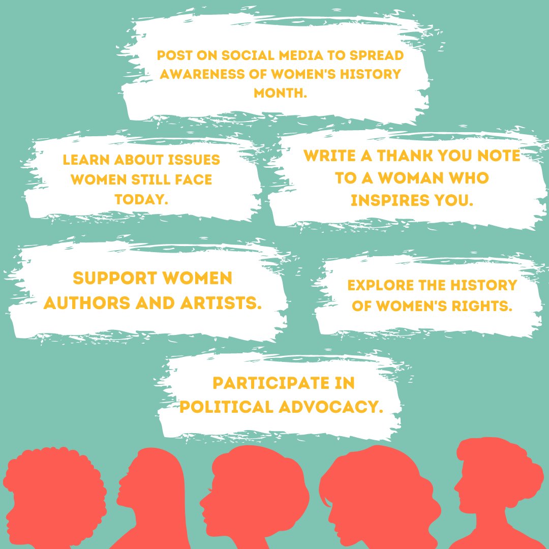 Happy Women's History Month! Join IYFC in celebrating! Don't know how? Here are some ideas! Of course there are many other ways to celebrate, share how you will be celebrating the extraordinary contributions women have made in history! 
#womenshistorymonth