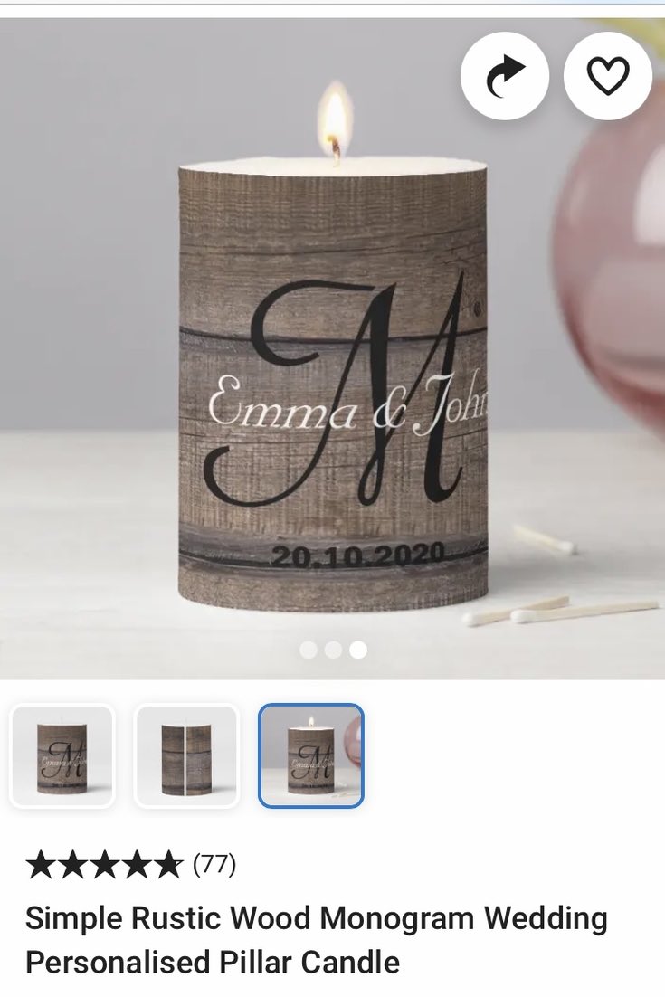 ndonaliliana's tweet image. Custom rustic monogram wedding candle: zazzle.com/simple_rustic_… #rusticcandle #weddingcandle #candle