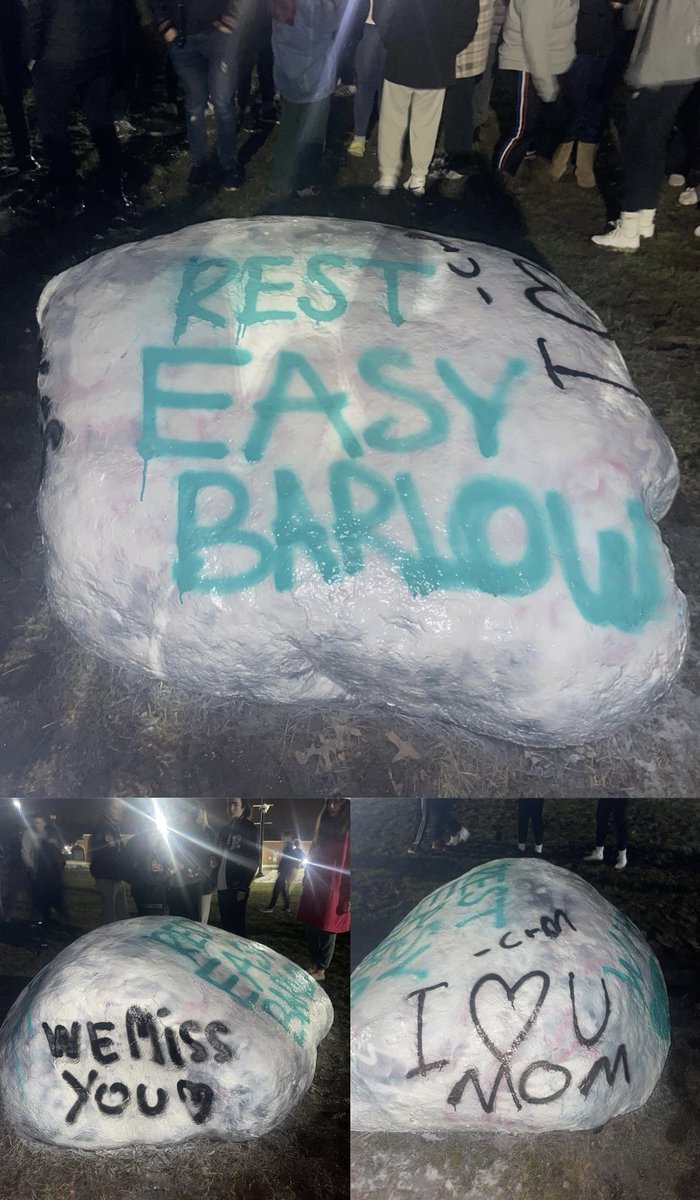 rhsclassof2022's tweet photo. Thank you to everyone who came out. She truly had an impact on the people around her. We will miss you, rest easy Mrs.Barlow💙 https://t.co/AXzDkyFTUE