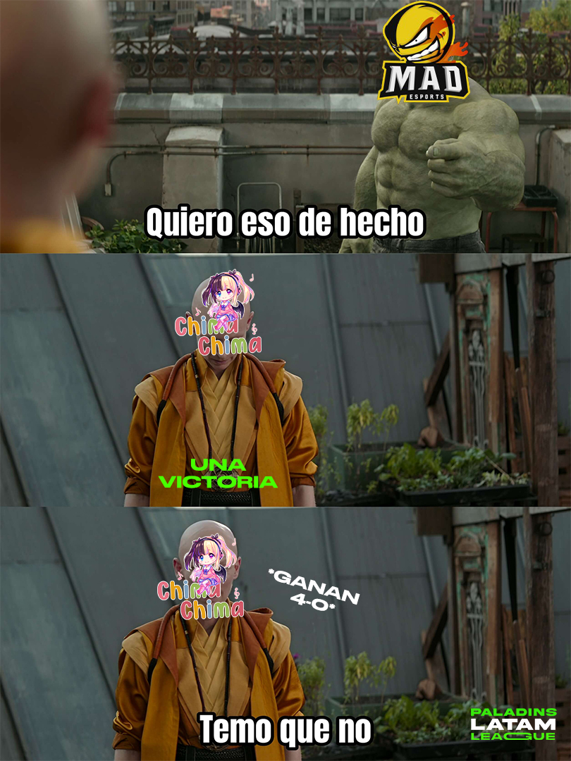 pll_league's tweet photo. F nomas para los chicos de #MadEsports que aun no consiguen una victoria😿
Chima chima no perdona señores🏅
Todos los domingos a las 16:30🇲🇽 17:30🇨🇴🇵🇪 19:30🇦🇷🇨🇱
Twitch💻https://t.co/s1nCZCQU7o https://t.co/wSDzY6lSpq