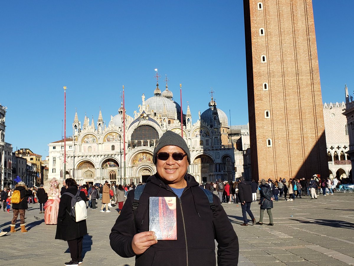 My #book is in #Venice!  My friend Wilfredo took it to #Italy and posed infront of the #StMarksSquare. It’s so ironic that my so-called honeymoon during my #forcedmarriage was in #Venice & I wrote about it in my book. Now, it’s almost like I’m there in spirit because my book is.