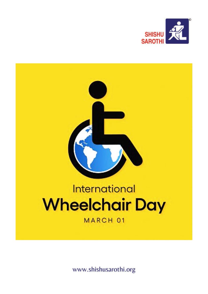 ShishuSarothi's tweet photo. International Wheelchair Day - 1st March is an important occasion to stop and reflect on the contribution #wheelchairs and #mobilitydevices have made for people with disabilities and mobility injuries.
#InternationalWheelchairDay #MobilitySupport #NothingAboutUsWithoutUs https://t.co/mB9APov3Rn
