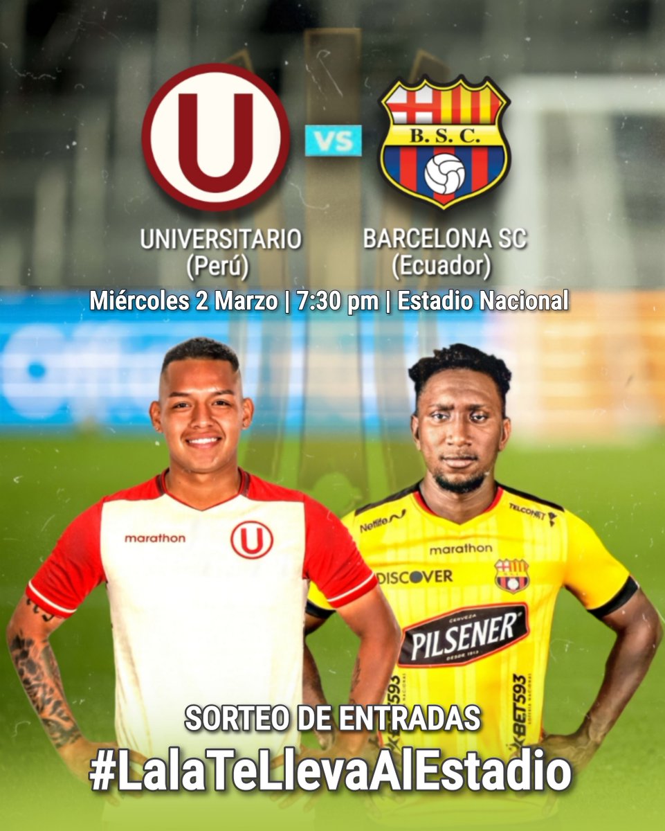 YA! @universitario 

Lo haré en el Twitter !!! 

2 entradas tribuna Norte. 😌

- Ten tus 3 vacunas
- Sigue mi cuenta
- Etiqueta 1 amigo
- Y darle RT. 

Suerte, anuncio los ganadores el día miércoles al mediodía. Estén atentos para enviarles a sus correos sus entradas.

#YdaleU