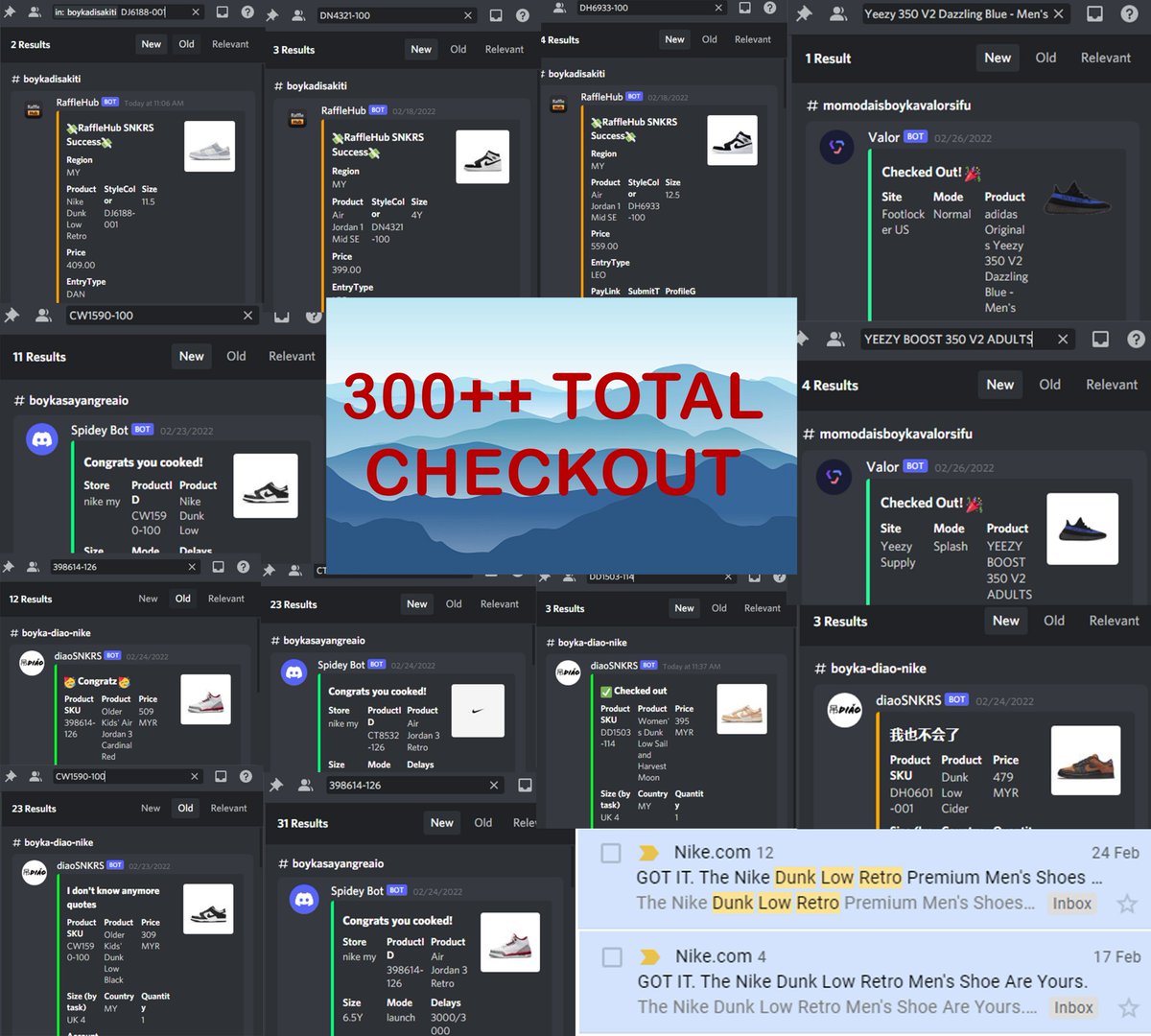 Boyka3588 (@azimmabdullah) on Twitter photo Sorry for the late shoutout because busy with my office work</3
| February recap until 1st March |
<a href="/RafflehubS/">RaffleHub_Success</a> <a href="/diaoSNKRS/">home of diaoSNKRS</a> <a href="/RE_AIO/">REAIO</a> <a href="/ValorAIO/">Valor</a>
<a href="/ill_vcc/">ILL_VCC</a>
<a href="/KlangNotify/">KlangNotify</a> <a href="/PasarFNF/">PasarFNF</a>
<a href="/Zone__Proxies/">Zone Proxies</a> @OculusProxies
*90% of task using zone proxy* Sorry for the late shoutout because busy with my office work</3
| February recap until 1st March |
<a href="/RafflehubS/">RaffleHub_Success</a> <a href="/diaoSNKRS/">home of diaoSNKRS</a> <a href="/RE_AIO/">REAIO</a> <a href="/ValorAIO/">Valor</a>
<a href="/ill_vcc/">ILL_VCC</a>
<a href="/KlangNotify/">KlangNotify</a> <a href="/PasarFNF/">PasarFNF</a>
<a href="/Zone__Proxies/">Zone Proxies</a> @OculusProxies
*90% of task using zone proxy*