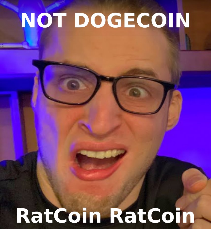 Hey Matt Wallace, found this online....Have you finally seen the light?
#ratcoin $RAT #rat #cryptocurrencies #dogecoin