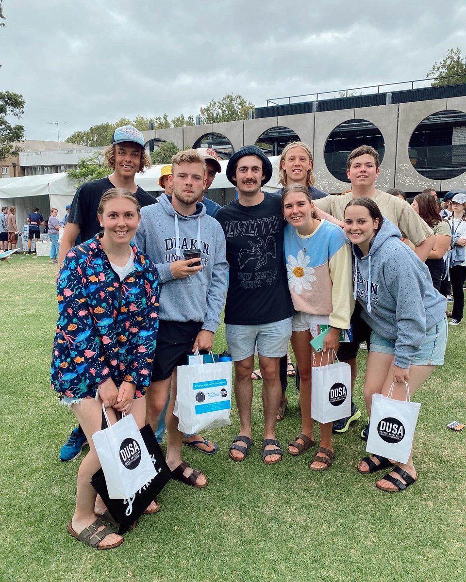 Deakin's tweet photo. 📸 | Not even the rain can stop our #Geelong Waurn Ponds Campus kicking off #DeakinOWeek 🥳🥳 #DeakinOFest https://t.co/rIgFUymoMA