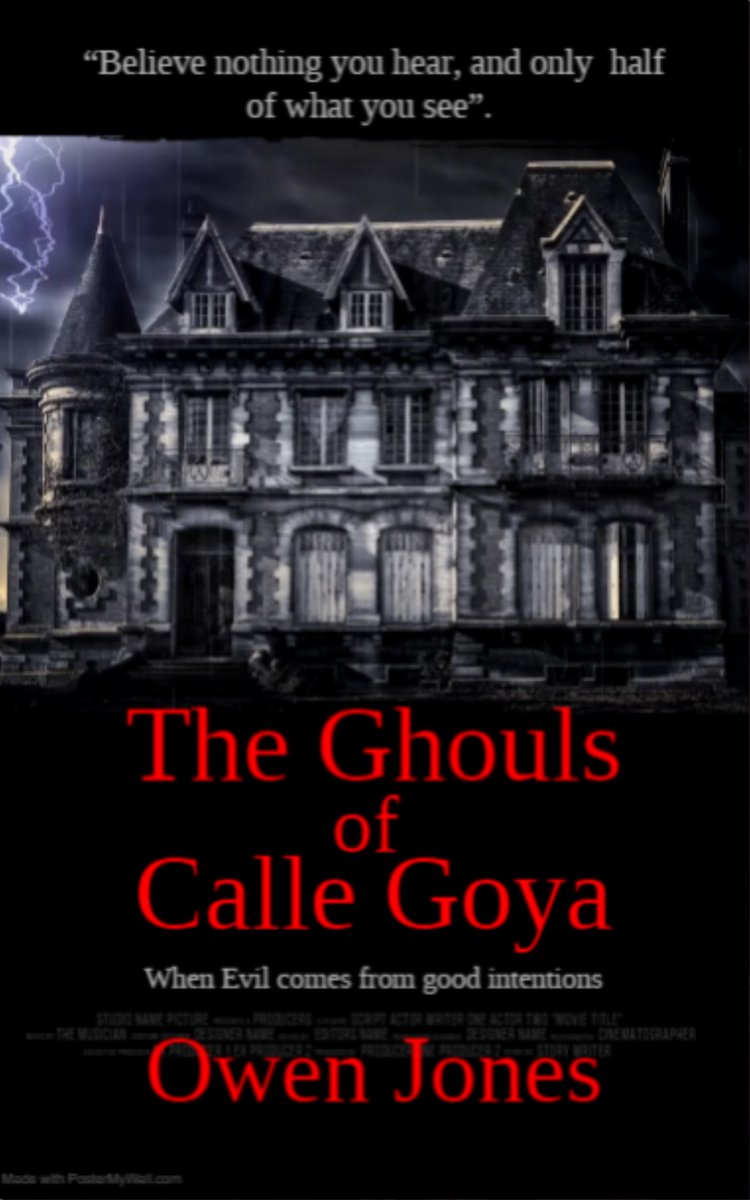 THE GHOULS OF CALLE GOYA is the story of how rogue members of a secret #Norwegian society terrorised newlyweds Frank & Joy in Spain's #Fuengirola on the #CostaDelSol. Slightly dark fantasy, lightly based on a true story that befell the author and his wife
https://t.co/wXxZqobKqz https://t.co/LsE4rTckJN