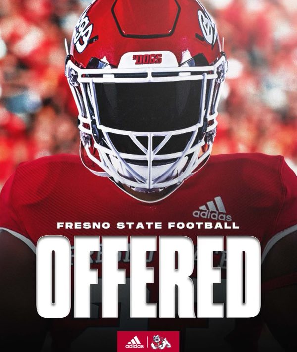 BLESSED to have say I have received a Offer from Fresno state❗️❗️❗️<a href="/CoachTuitele/">Saga Tuitele</a> <a href="/CoachJMont/">James Montgomery</a> <a href="/grind_30/">GRIND:30</a> <a href="/yubacityFB/">Yuba City Football</a> <a href="/TClassof23/">TheClassof23</a>