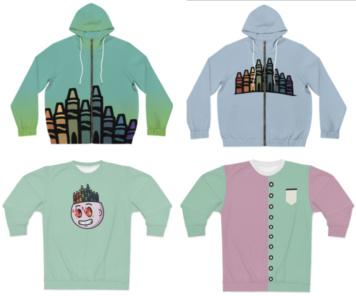 maddies_co's tweet photo. Loving the @DentedFeelsNFT project.
Personalized DentedFeels Merch coming soon to Maddie's. Here's a preview of what we're bringing to y'all.
#CrayonHeads
#DentedFeelsNFT 
#maddies
#merch https://t.co/pQQ3XjPFZM