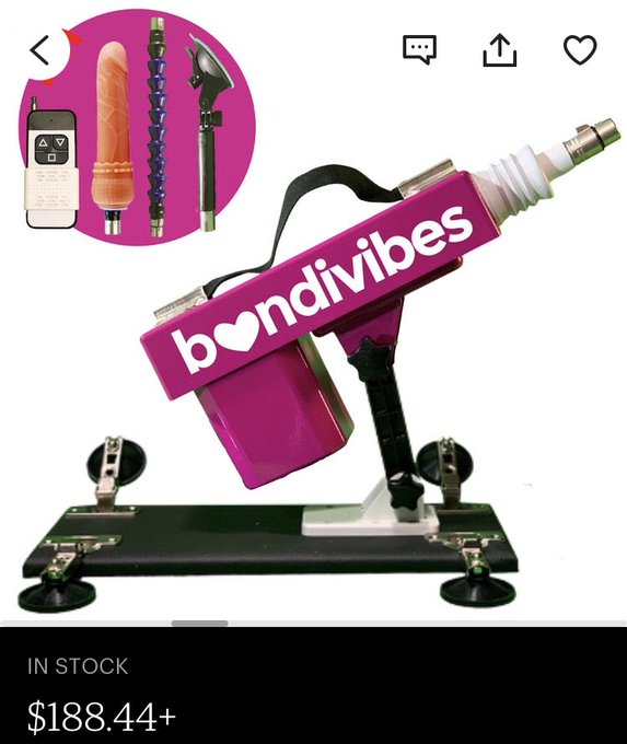 Who wants to buy me a fuck machine 👀 https://t.co/lFHO2XNnre