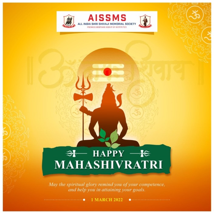 AISSMS_COP's tweet photo. AISSMS wishing you all positivity and goodness. May the beautiful blessings of Lord Shiva enlighten us and brighten our future. Happy Mahashivratri!
#Mahashivratri #Spiritual #Celebration #LordShiva #AISSMSORG #AISSMSCOP https://t.co/5fgoWF4Mll