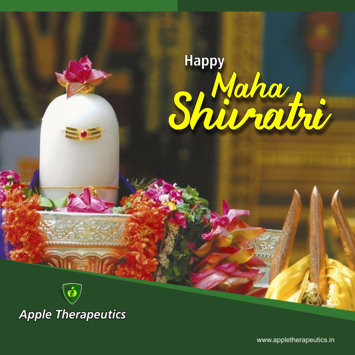 AppleThera's tweet photo. May Lord Shiva remind you of all of your strengths and inspire you to work harder in life to achieve your goals. We wish you a Happy Maha Shivratri. #Mahashivratri https://t.co/ye8Bh3XNbY
