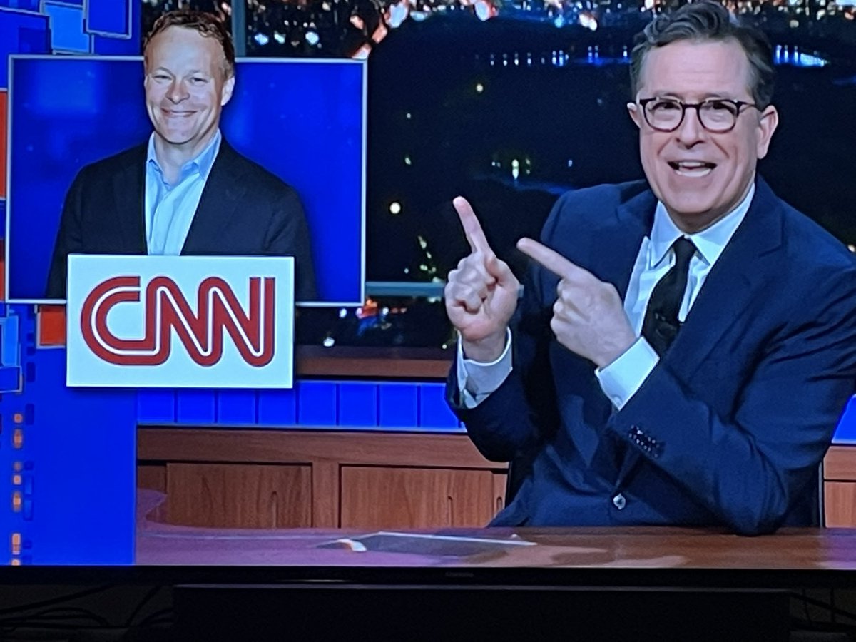 NITE OWL: ‘I trained the next CEO of CNN,’ says @StephenAtHome