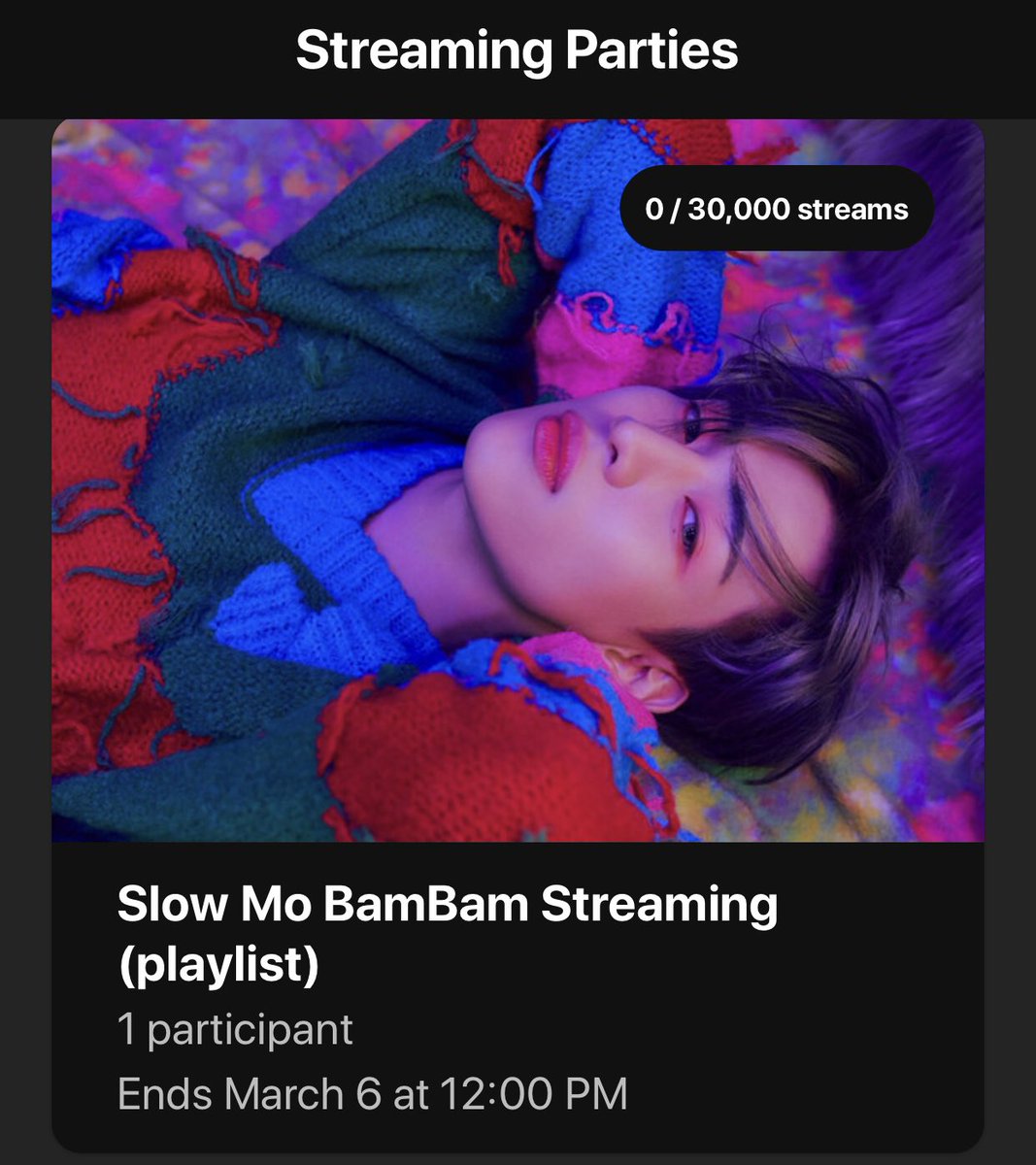 TeamSpBB's tweet photo. #SlowMoStreamingParty ที่แอพ Renaissance เป็นการสตรีมจาก Playlist ที่ตั้งไว้นะคะ ต้องกดเข้าร่วมก่อนถึงจะนับยอด ไปกดเข้าร่วมแล้วสตรีมกันค่ะ 💖💛 

🔗 https://t.co/ndK2vhbq1A

✅ได้ทั้ง Spotify Free, Premium

#SlowMo #WhoAreYou #BamBam @BamBam1A https://t.co/LmHnohnJey