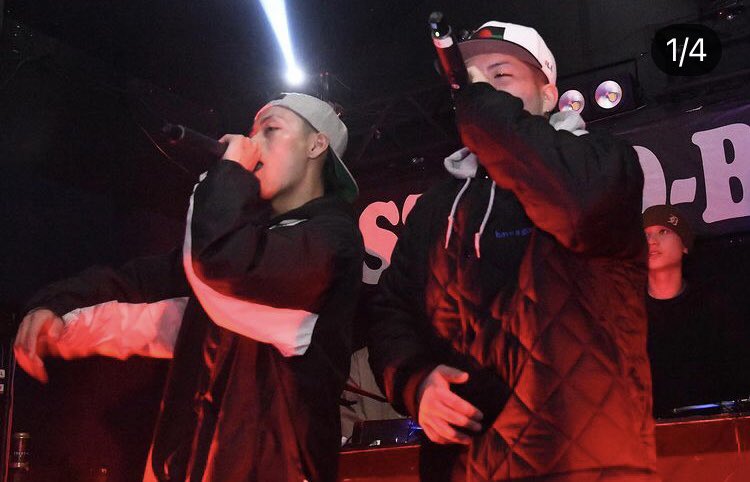 syungaa's tweet photo. big bone with 心晴
@NIHILDzc 
2DC BASE 3rd aniv.
#hiphop #street #rapper #mc #live#dj #base #2dc #2dcbase
#福岡#親不孝通り https://t.co/kdH5BAEkKM
