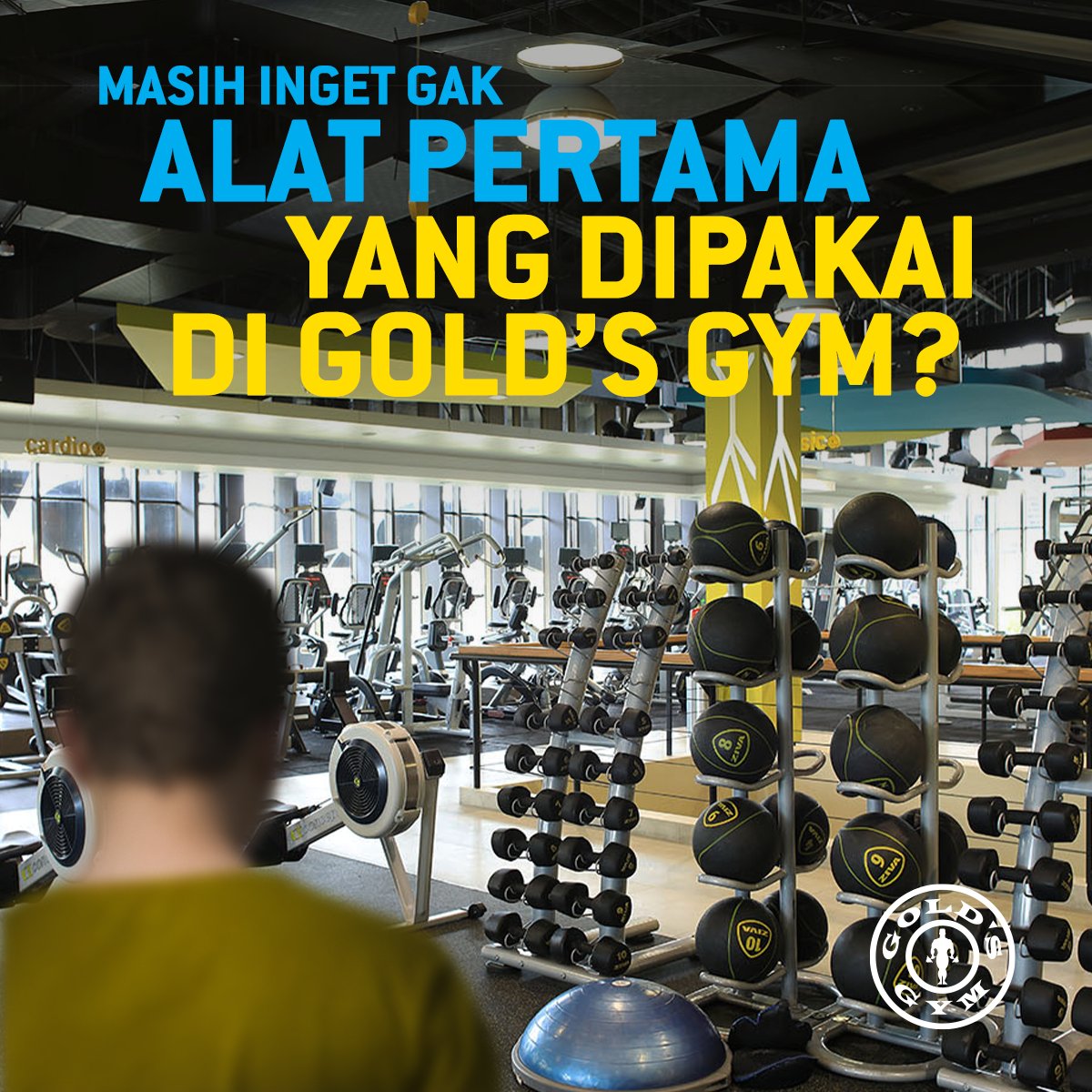 Halo Gold’s People!

Biasanya, yg namanya “hal pertama” menjadi sesuatu yang nempel banget di otak kamu.

Kalau gitu, kamu masih inget gak sih, apa alat yang pertama kali kamu pakai pas ngegym di Gold’s Gym? Kamu bisa tag juga temen kamu biar dia juga ikutan nostalgia bareng!