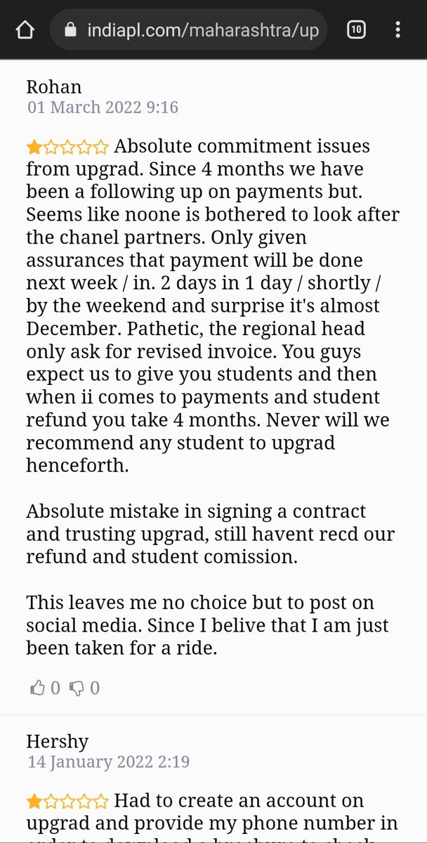 Strydoz08025156's tweet photo. We saw this article " Why fraud upgrad stands for career growth" lot is students facing refund issue because facing a false commitment and fake promise. But none of the person is speaking about this. See the pic
https://t.co/IR2lGBp5Tq
@EconomicTimes #upgradreview #fraudupgrad https://t.co/ptTRqtBbh2